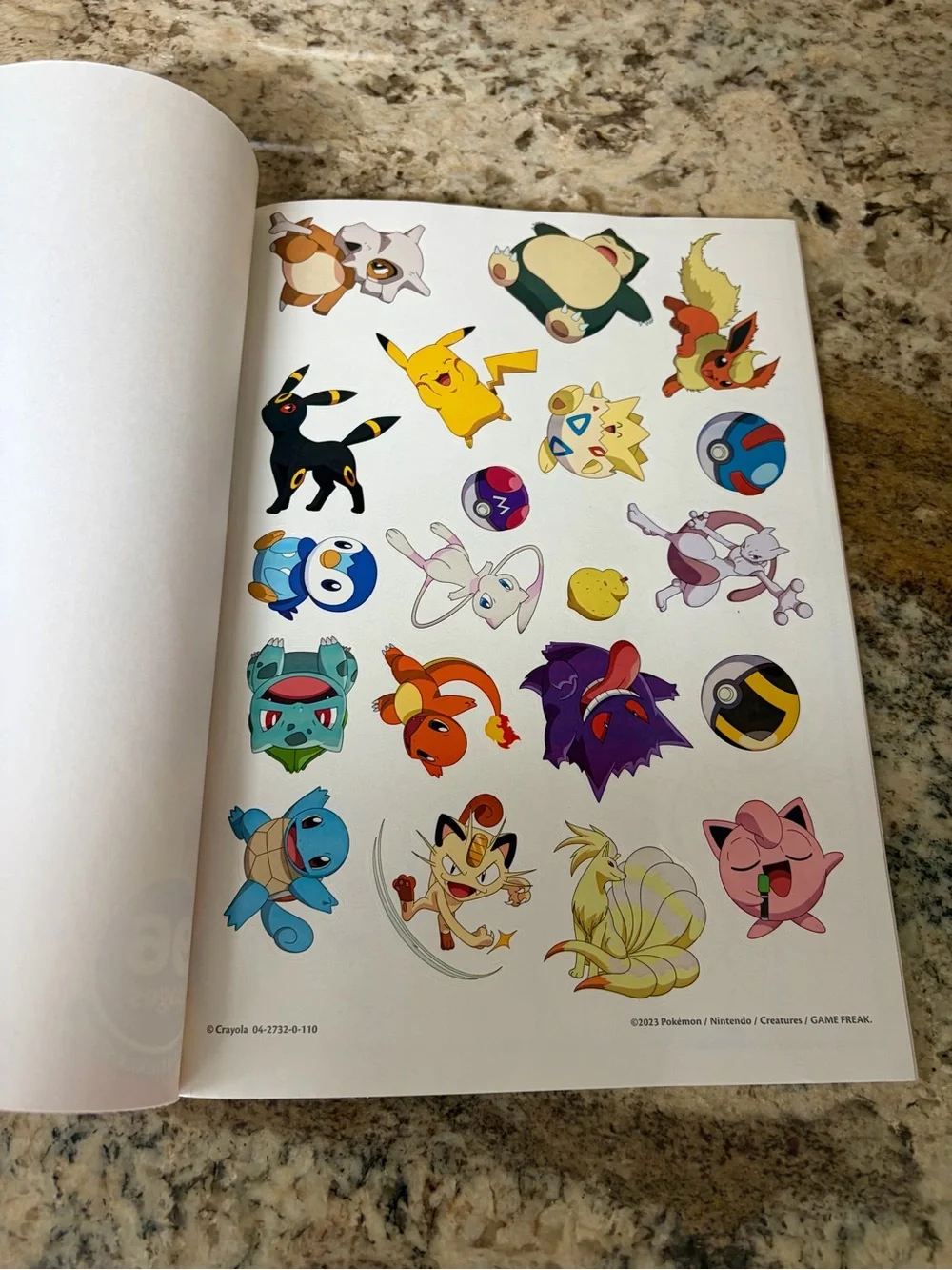 Bendon & Crayola Pokémon Super Coloring & Sticker Set